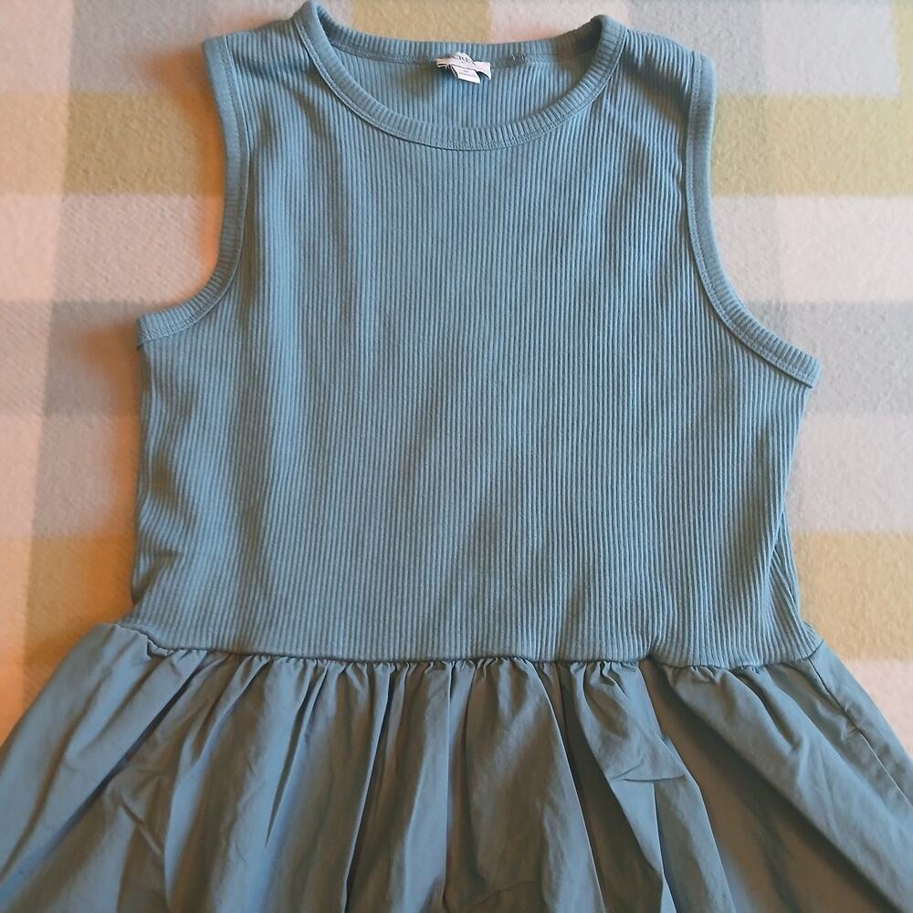 J. Crew Knit mixy mini dress Blue M